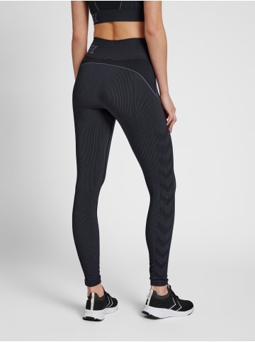 Hummel Leggings Hmlte Christel Damen in BLACK/ASPHALT MELANGE