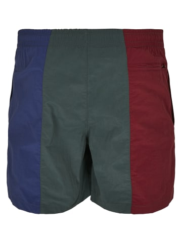Urban Classics Beachwear - Bottoms in burgundy/bottlegreen