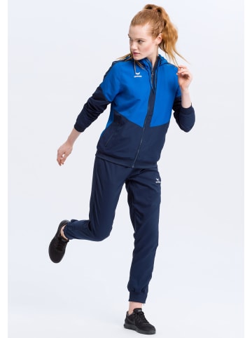 erima Squad Tracktop Jacke mit Kapuze in new royal/new navy