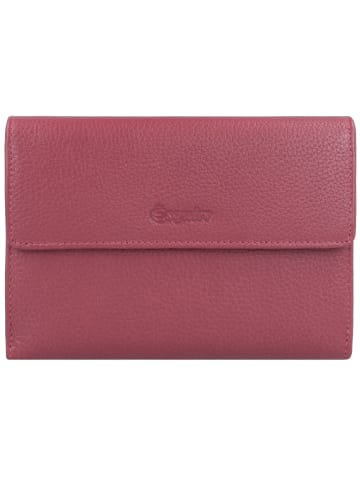 Esquire Primavera Geldbörse Leder 14 cm rot