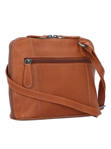 The Chesterfield Brand Wax Pull Up Umhängetasche Leder 20.5 cm in cognac
