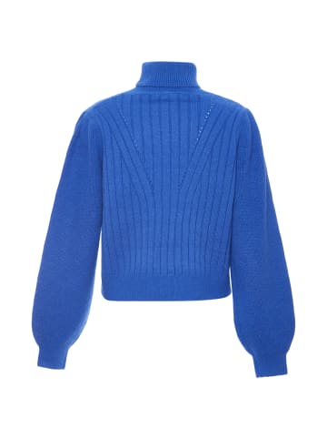 DreiMaster Damen Rollkragenpullover in BLAU