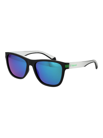 Polaroid Unisex Sonnenbrille Rechtwinklig Schwarz