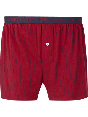 Jan Vanderstorm 2er Pack Boxershorts NICKE in rot dunkelblau