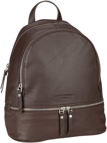 LIEBESKIND BERLIN Rucksack / Backpack Alita 20 in Dark Choco Nips