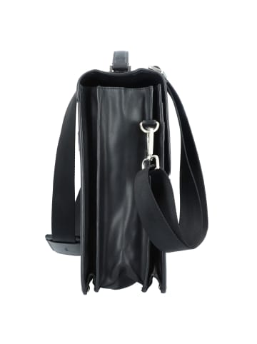 Esquire Oxford Aktentasche Leder 42 cm in schwarz