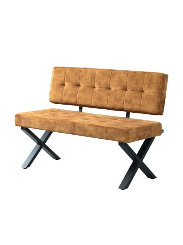 B&D Home Sitzbank KAREN in Gelb - (B)120 x (H)86 x (T)56 cm
