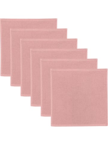 Erwin Müller Baumwolle Spültuch 6er-Pack in altrosé