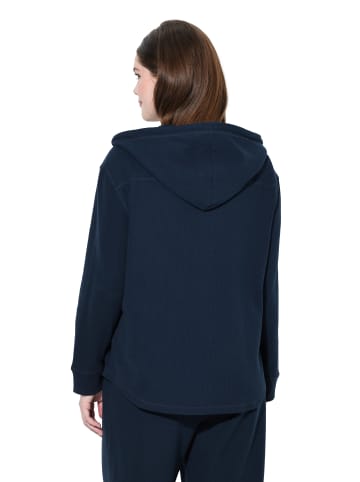 Ulla Popken Sweatjacke in marine