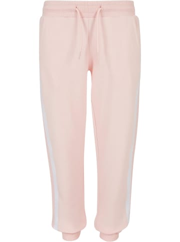 Urban Classics Urban Classics Jogginghose in pink/white/pink