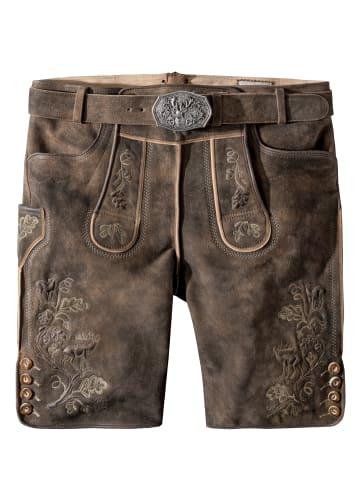 Stockerpoint Stockerpoint Trachtenlederhose Bastian in kiesel gespeckt