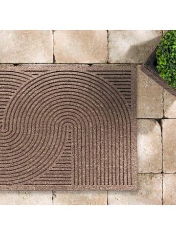 Astra Fußmatte für Innen und Außen GRAPHIC DELUXE 2ER SET 2 in Braun