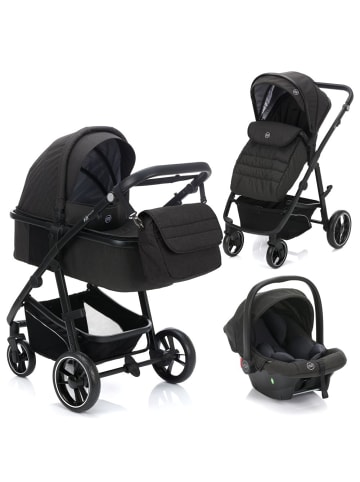fillikid 3-1 Kombi-Kinderwagen-Set Fill Jaguar mit in grau