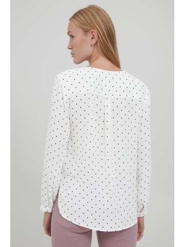 b.young Langarmbluse BYHIALICE AOP SHIRT -20807486  Langarmbluse mit gepunktetem Muster in Weiß