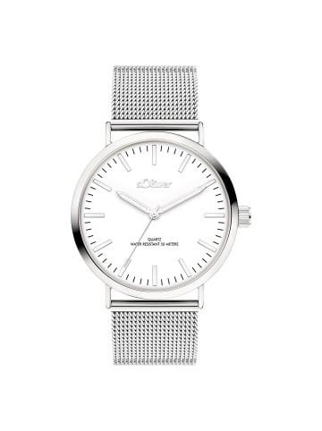 s.Oliver Quarzuhr SO-4541-MQ in Silber