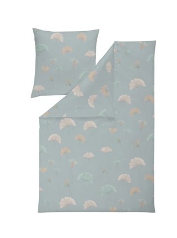 Estella Bettwäsche Ginko in eisblau