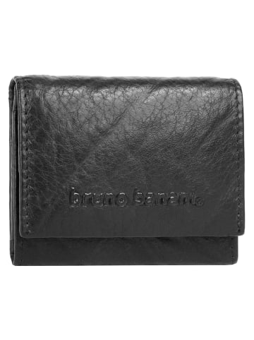 Bruno Banani Geldbörse echt Leder in schwarz