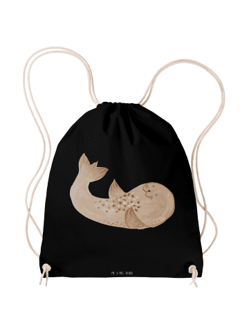 Mr. & Mrs. Panda Tasche Robbe Liegen ohne Spruch in Schwarz