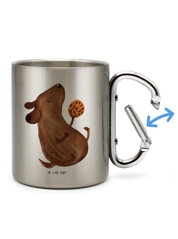 Mr. & Mrs. Panda Kaffeebecher Hund Keks ohne Spruch in Silber