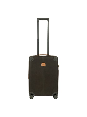 BRIC`s Life 4 Rollen Kabinentrolley S 55 cm mit Dehnfalte in olive