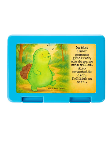 Mr. & Mrs. Panda Bento Box Schildkröte Pfeifen Design mit Spruch in Weiß