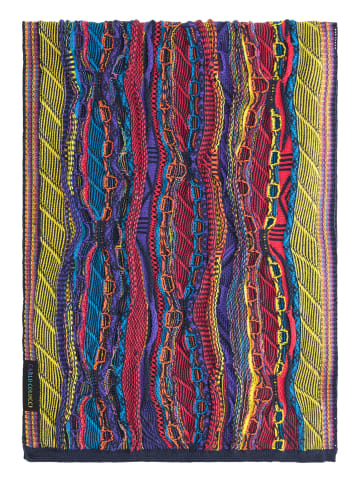 Carlo Colucci KnittedScarf Corato in Navy / Rot