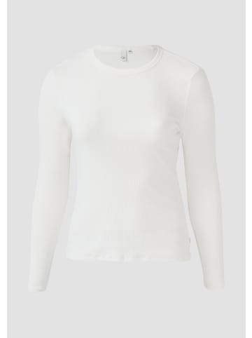 QS T-Shirt in 0200_weiß