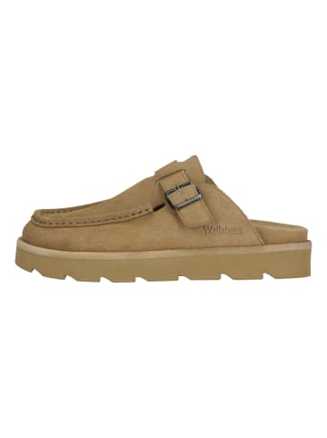 Clarks Clogs Meare Mocc in 5232 Dark Sand Suede