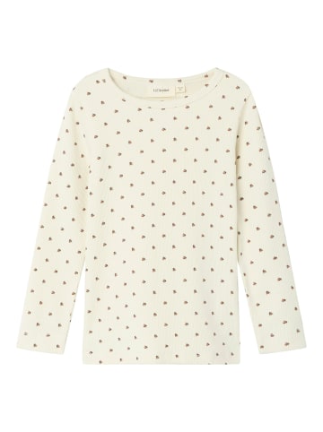 name it Langarmshirt NMNLAGO KIM LS SLIM TOP LIL in turtledove