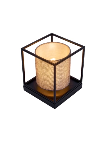 näve Tischleuchte "BETA" in grau - (L)15 cm x (B)15 cm x (H)17 cm