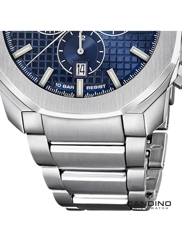 Candino Chronograph-Armbanduhr Candino Sport silber groß (ca. 44mm)