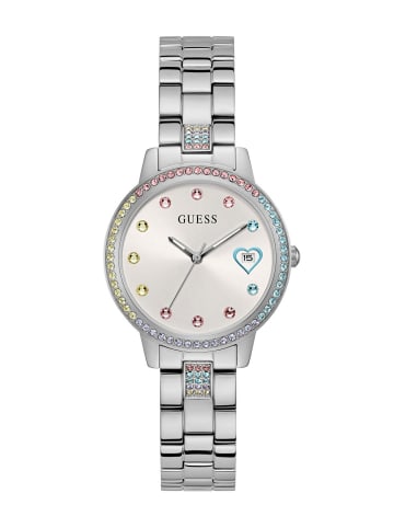 Guess Analoguhr für Damen in silber