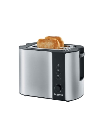 SEVERIN AT 2589 Automatik-Toaster in Silber