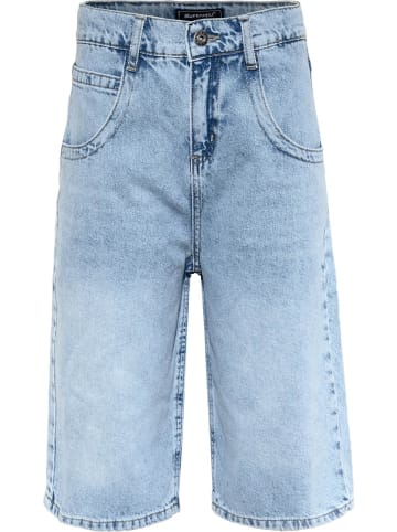 Blue Effect Long Skater-Jeans Slim Fit schmaler Bund in blue bleached