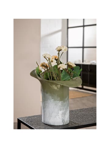 GILDE Vase Ambos grün - (H) 27 cm
