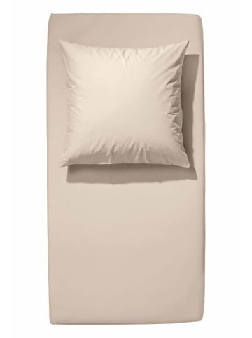 Hessnatur Satin Spannbettlaken in perlmutt