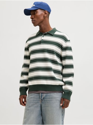Jack & Jones Gestricktes Polo in Sycamore