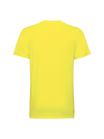 BIDI BADU Evin Tech Round-Neck Tee - neon yellow/red in neongelb/rot