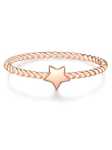 Glanzstücke München Ring Stern Sterling Silber in roségold