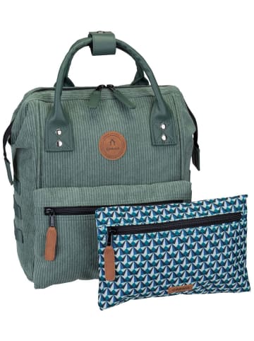 Cabaia Rucksack Adventurer Recycled Velvet Small in Niagara