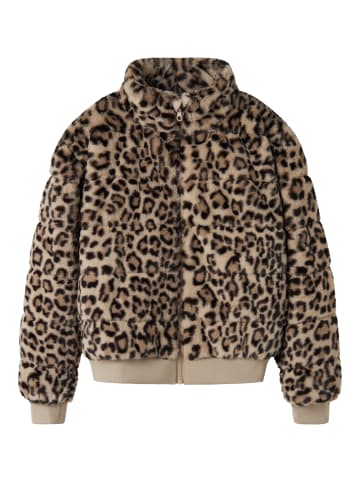 name it Plüschfelljacke NKFMILA JACKET PB in humus