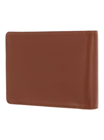 Golden Head Polo Geldbörse RFID Schutz Leder 12.5 cm in cognac