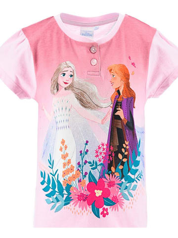 Disney Frozen Schlafanzug kurz Disney Frozen Elsa & Anna in Rosa