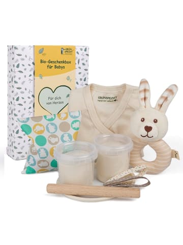 Grünspecht Geschenkbox BIO - für Baby's in beige,gruen