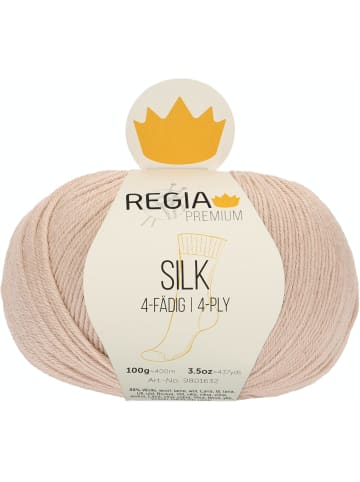 Regia Handstrickgarne Premium Silk, 100g in Kamel
