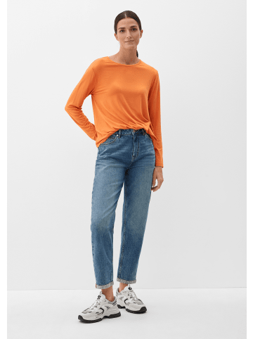 s.Oliver T-Shirt langarm in Orange