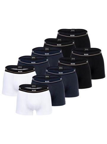 BOSS Boxershort 10er Pack in Schwarz/Weiß/Blau