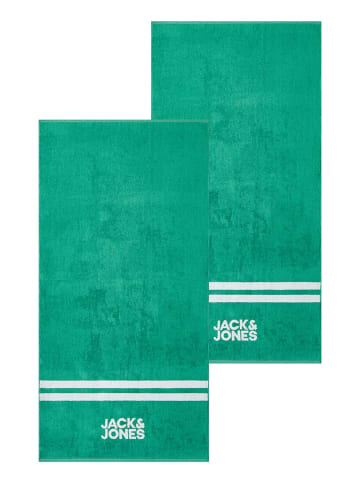 Jack & Jones Handtuch JACCLUB TOWEL 2er Pack in Grün