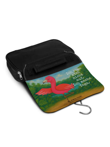 Mr. & Mrs. Panda NeZeichenssaire Flamingo Yoga Design mit Spruch in Weiß