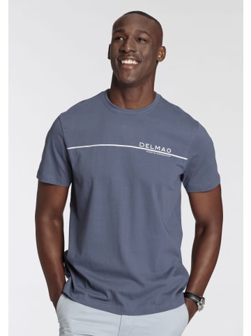 Delmao T-Shirt in indigo blau